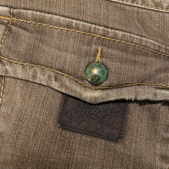 Men's Stitches "Nebraska" brown‎ denim jeans - Picture 5 of 8